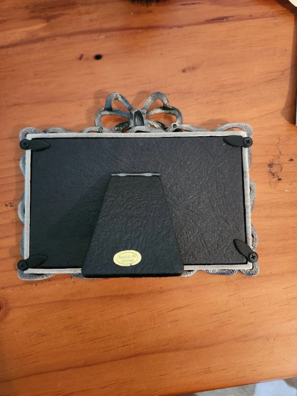 Small Vintage Metal ornamental Picture Frame including decorative box